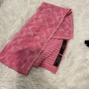 Coach thin winter scarf